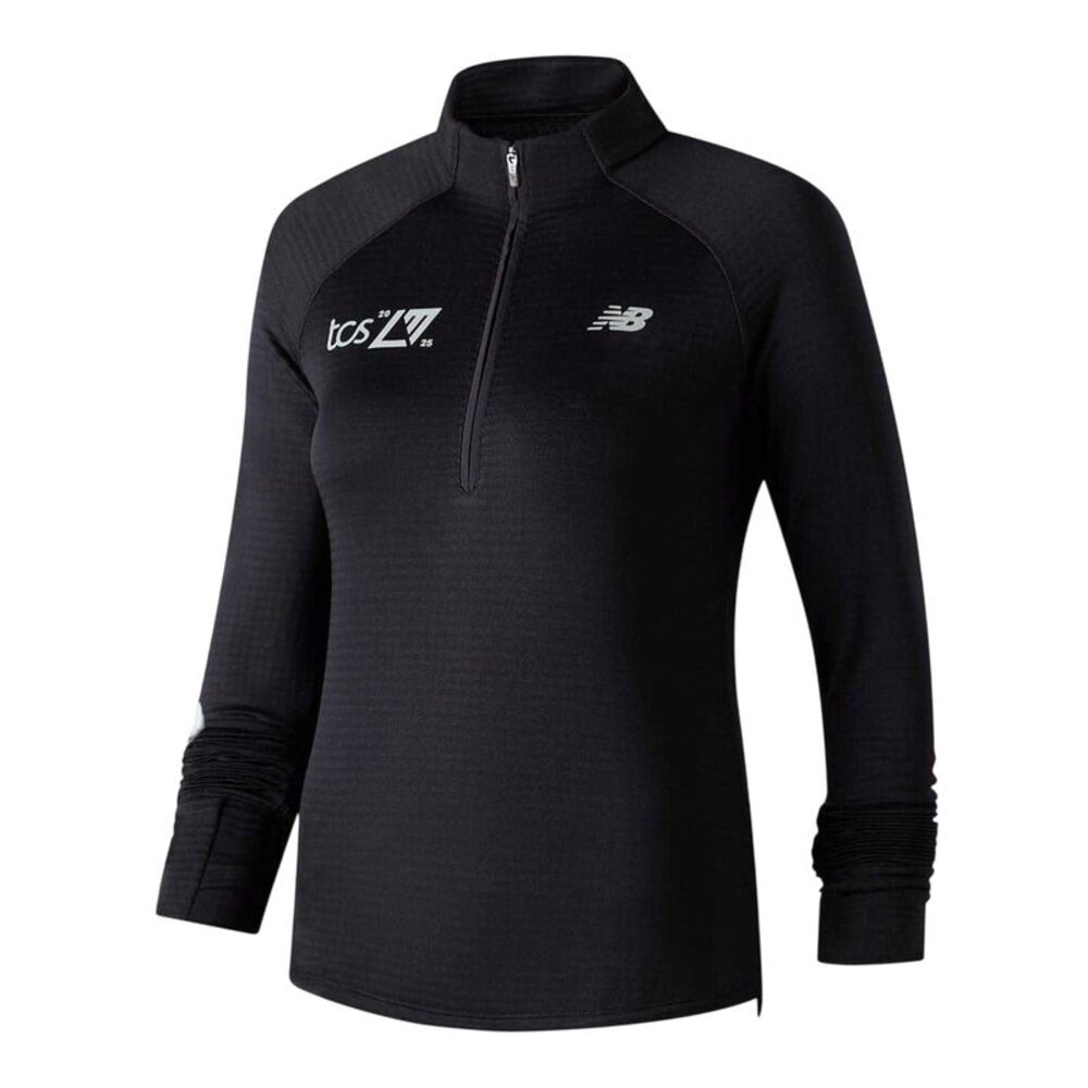 New Balance Womens/Ladies Lettering Athletic Running Top / Black
